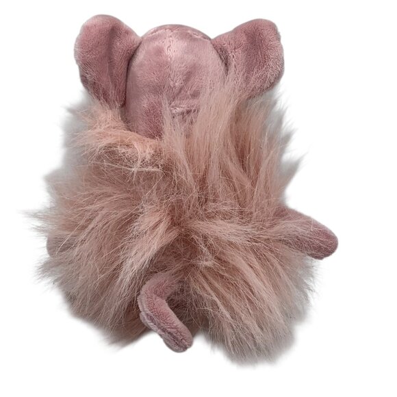 Tween Brands Pink Plush Mouse Toy Gold Ears Feet 9” - Picture 4 of 5